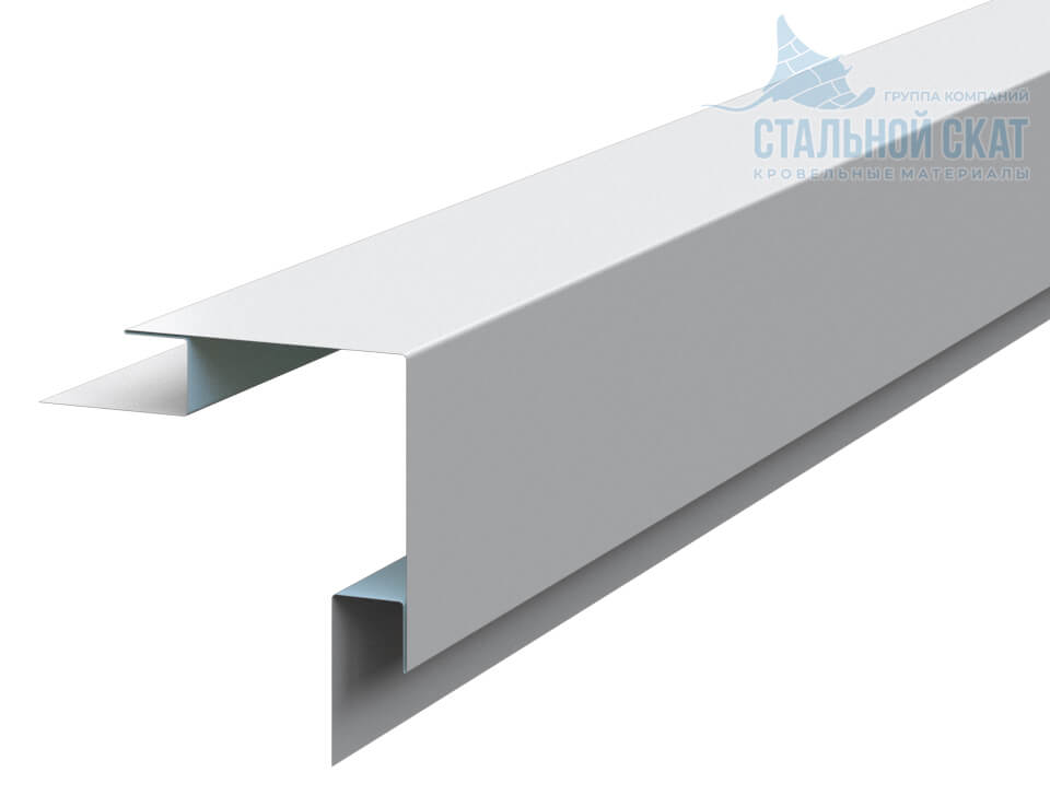 Планка угла наружного сложного 75х75х3000 NormanMP (ПЭ-01-9003-0.5) в Долгопрудном
