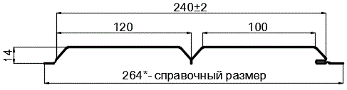 Фото: Софит Lбрус-15х240 (ПЭ-01-2004-0.45) в Долгопрудном