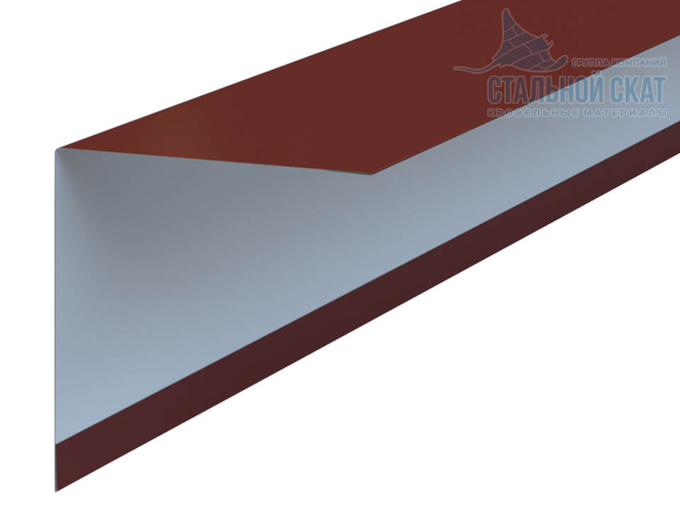 Фото: Планка угла наружного 75х75х3000 (PURMAN-20-Argillite-0.5) в Долгопрудном
